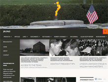 Tablet Screenshot of jfkennedy1963.com